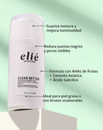 Clear Better - Exfoliante Líquido con Ácido Salicílico + AHAs de Frutas - Elié Skincare