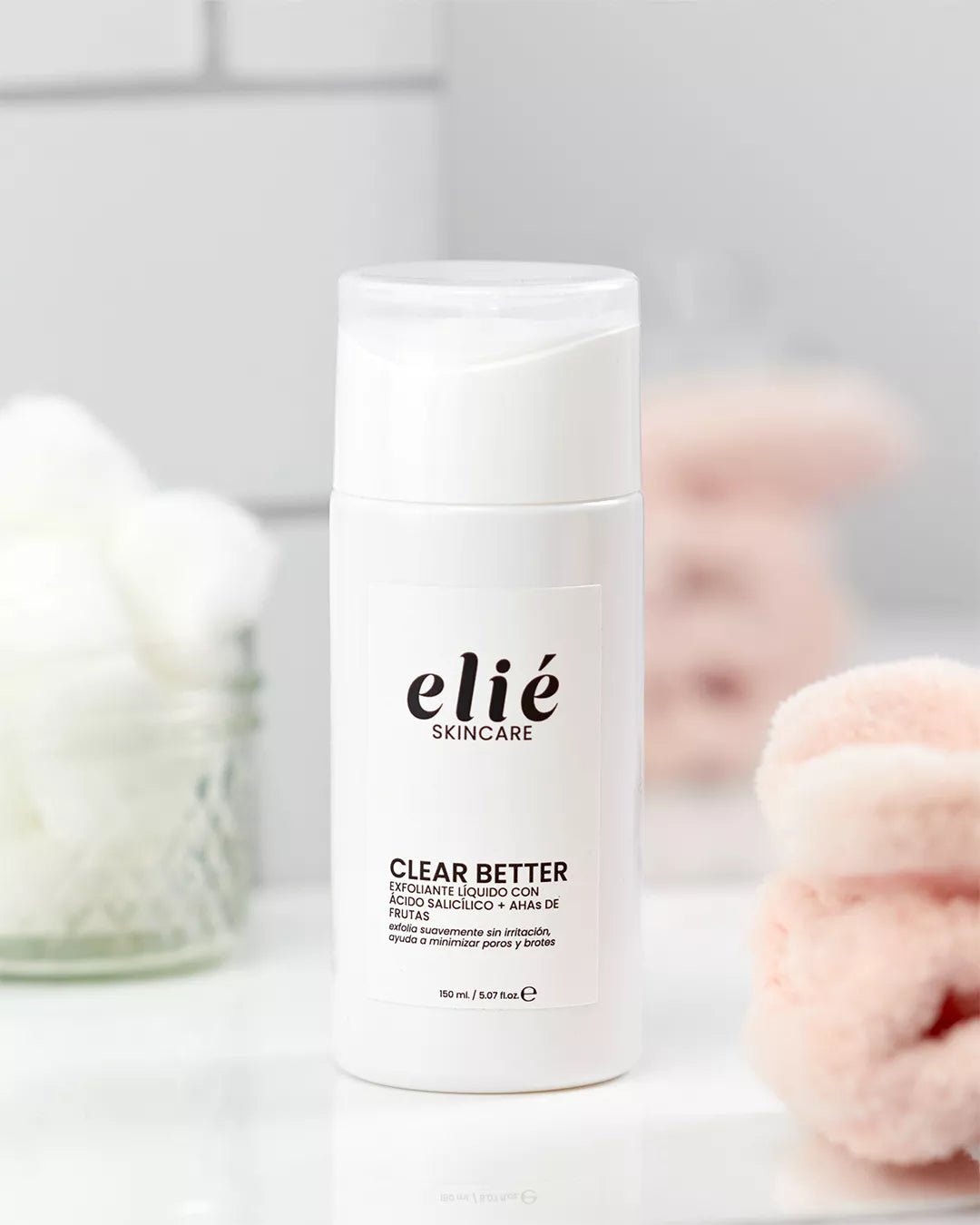 Clear Better - Exfoliante Líquido con Ácido Salicílico + AHAs de Frutas - Elié Skincare