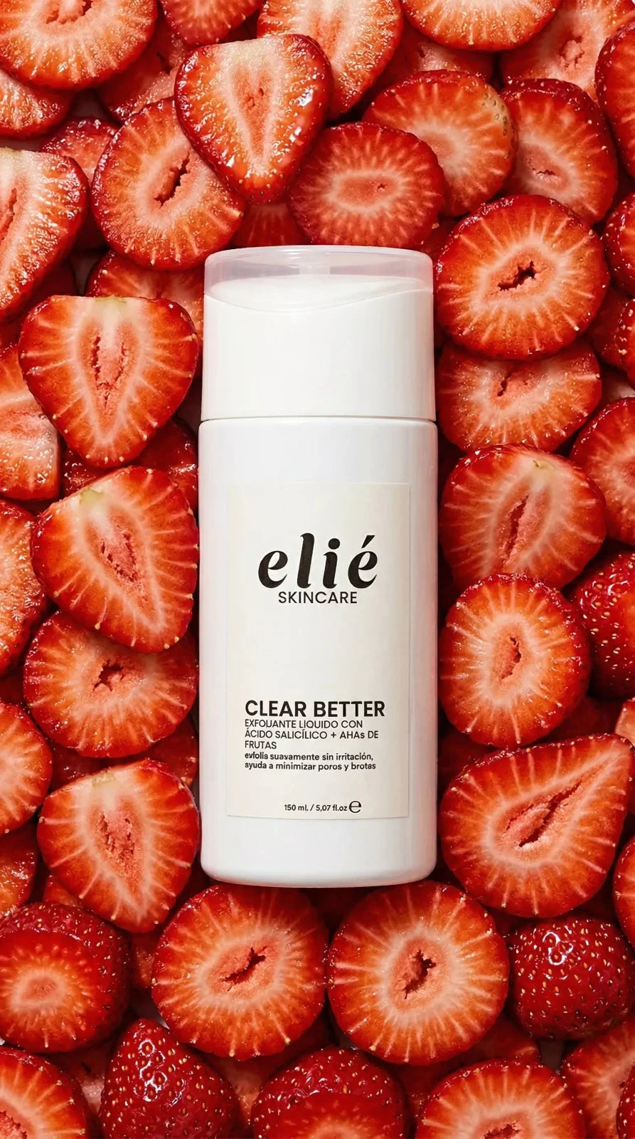 Clear Better - Exfoliante Líquido con Ácido Salicílico + AHAs de Frutas - Elié Skincare