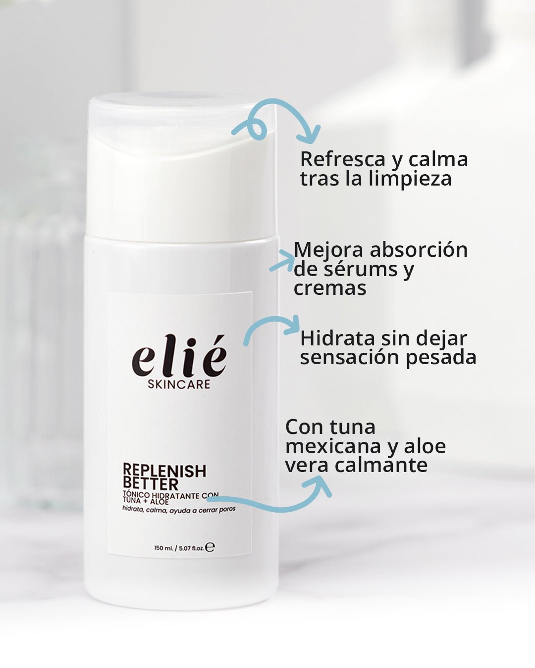 Replenish Better - Tónico Hidratante con Tuna + Aloe - Elié Skincare